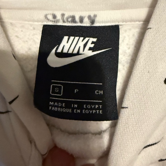 Nike Off-White Hoodie with Black Accents - Picture 3 of 3